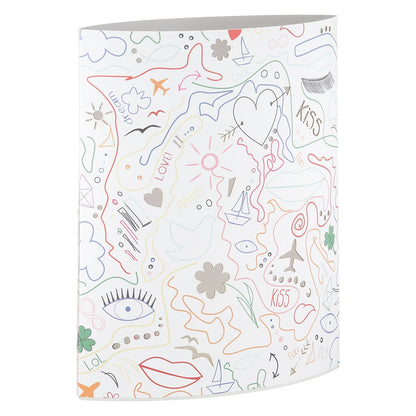 Διακοσμητικό Light (LED) Ellipse "Modern Art" Χαρτί Λευκό 13x6x16