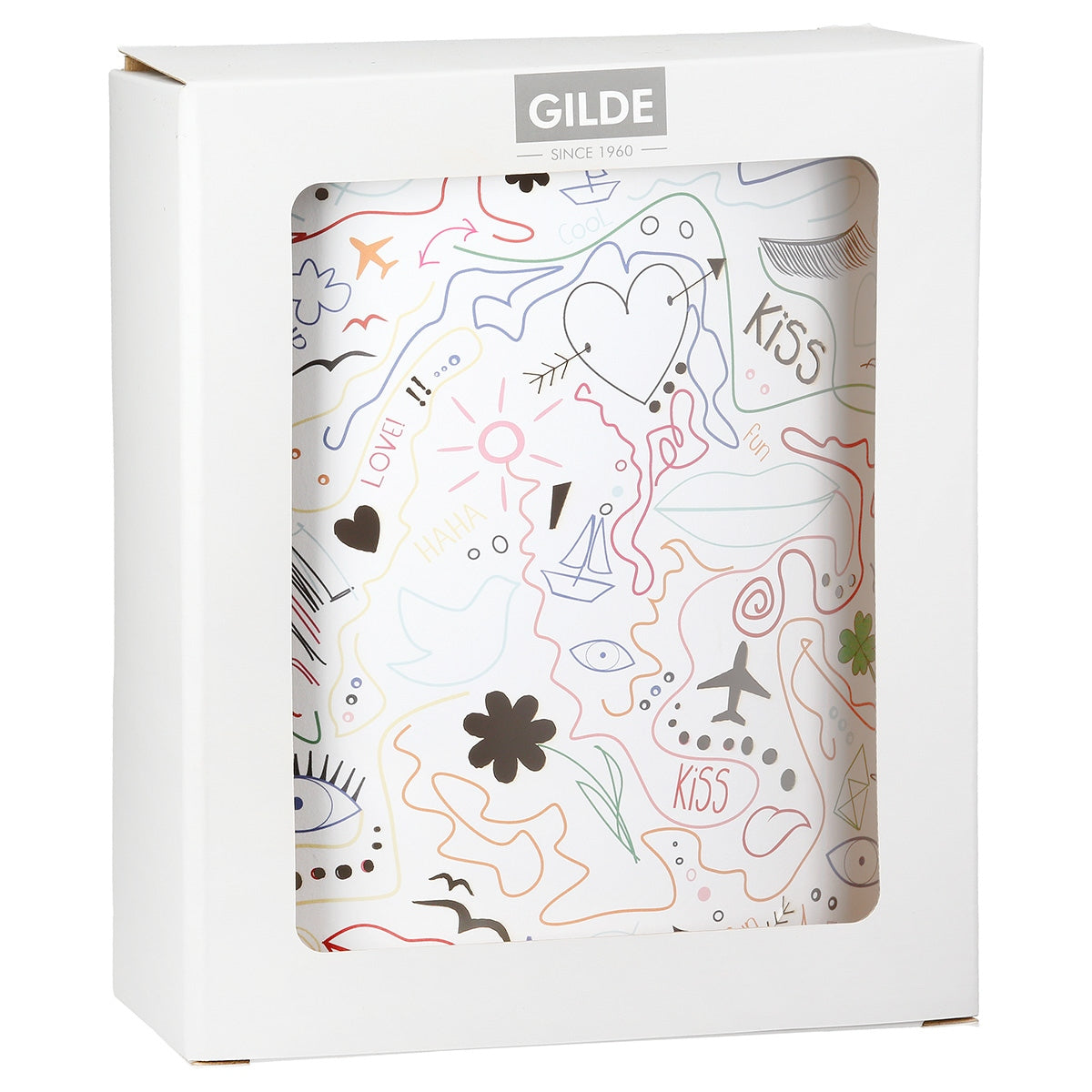 Διακοσμητικό Light (LED) Ellipse "Modern Art" Χαρτί Λευκό 13x6x16