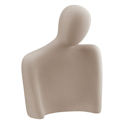 Σετ 2 Τεμαχίων Φιγούρα Ζευγάρι 'Anexo' Κεραμικό Γκρι 10x14.5x18