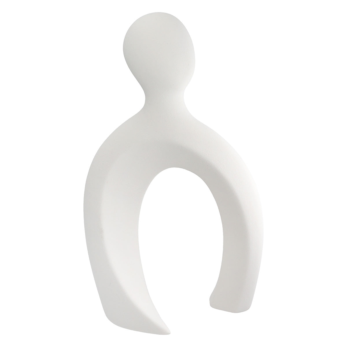 Figure Couple United White Ceramic 16.5x12x23.5 Set of 2 pcs