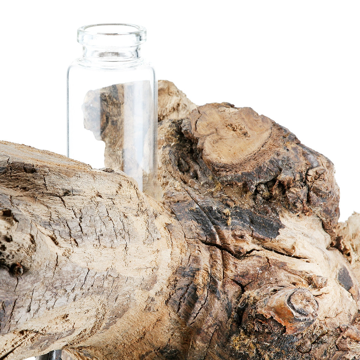 Γλυπτό "Bangkok" Ξύλο Ecru 25x11x25