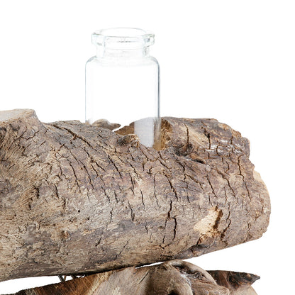 Γλυπτό "Bangkok" Ξύλο Ecru 25x11x25