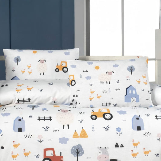 Ζεύγος Μαξιλαροθήκες Βρεφικές Art 5601 35x45εκ Γαλάζιο