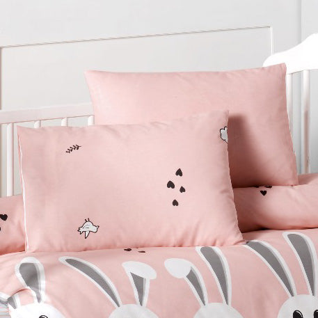 Ζεύγος Μαξιλαροθήκες Βρεφικές Art 5603 35x45εκ Σομόν