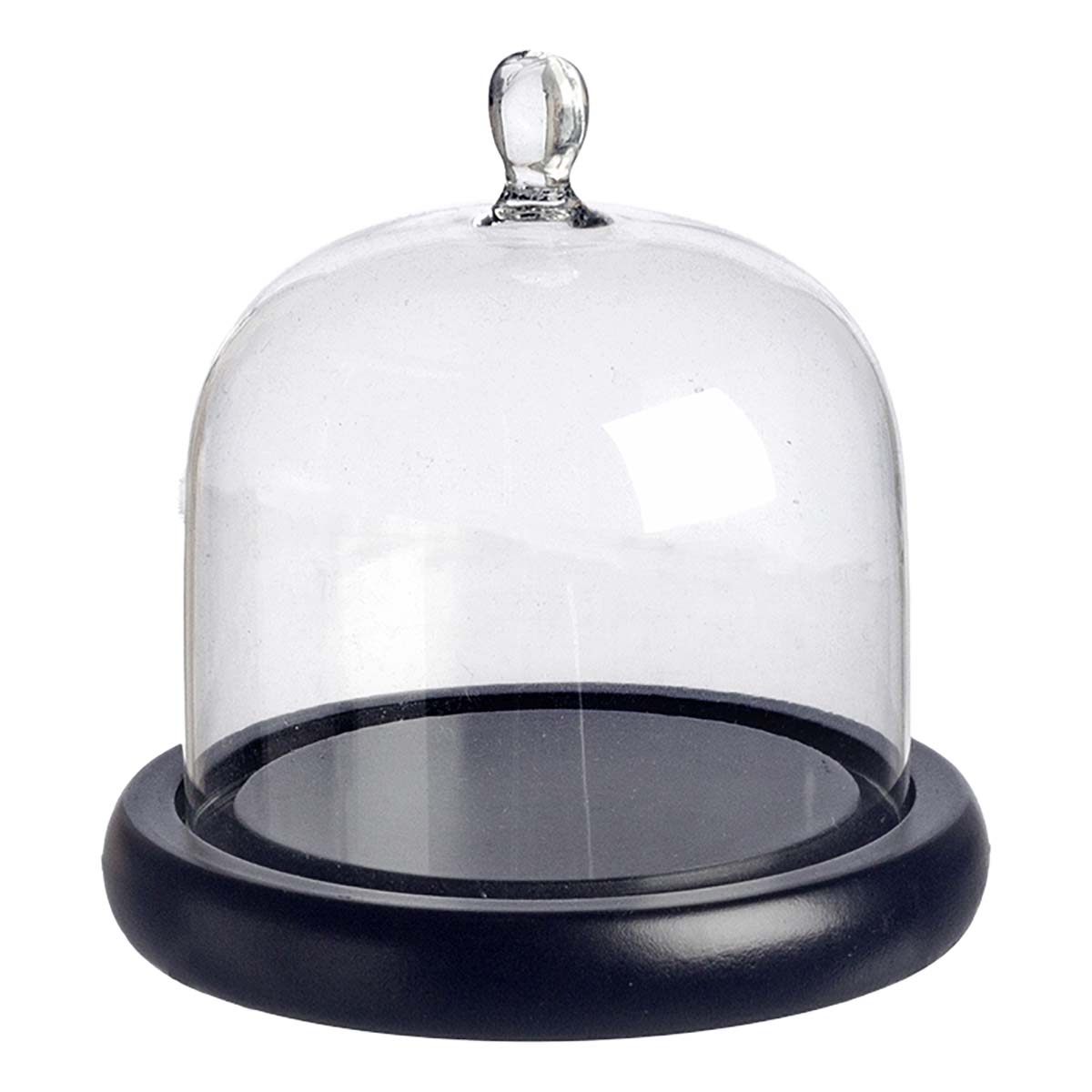 Καμπάνα με Καρδιά & Μαύρη Βάση 10x10x11