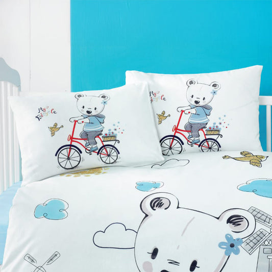 Ζεύγος Μαξιλαροθήκες Βρεφικές Art 5620 35x45εκ Μπλε