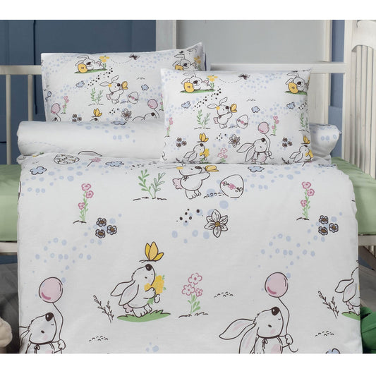 Σετ Σεντόνια Βρεφικά Art 5622 100x150εκ Πράσινο