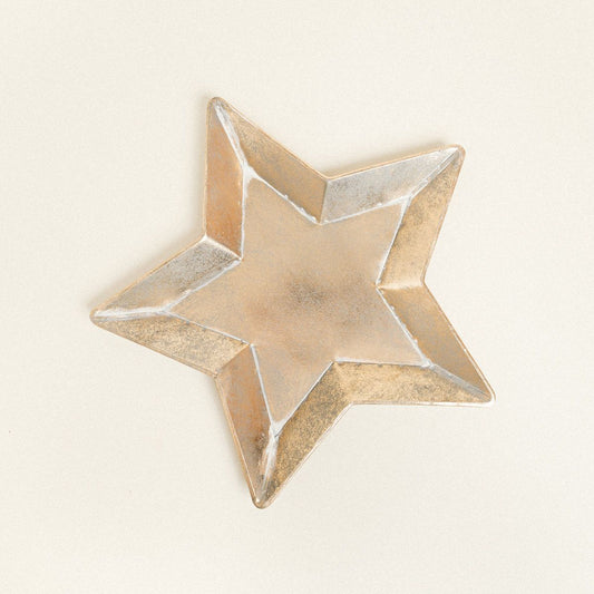 Μεταλλικός Δίσκος Αστέρι Χρυσός 37x38x3