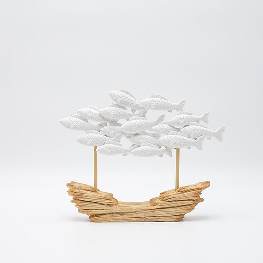 ΔΙΑΚΟΣΜΗΤΙΚΟ ΓΛΥΠΤΟ ΚΟΠΑΔΙ ΨΑΡΙΩΝ ΠΟΛΥΡΕΖΙΝ ΦΥΣΙΚΟ-ΛΕΥΚΟ 26x5x21