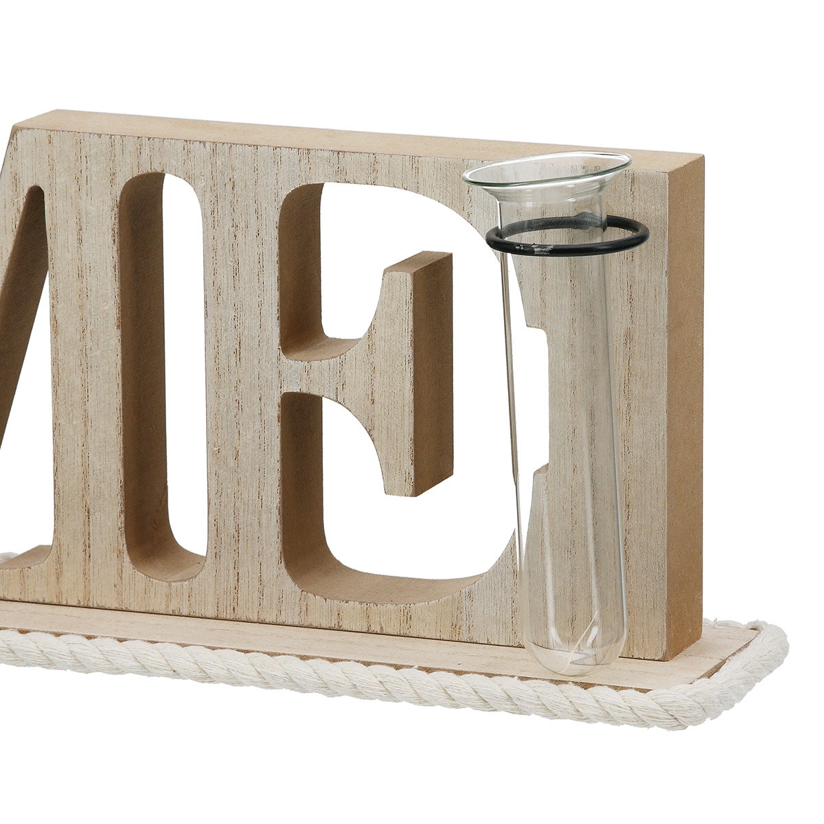 Lettering "Home" Ξύλο Ecru 47x8x13