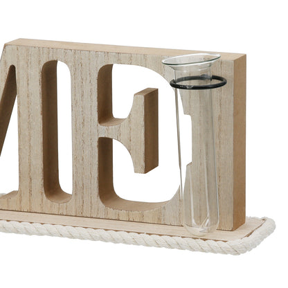 Lettering "Home" Ξύλο Ecru 47x8x13