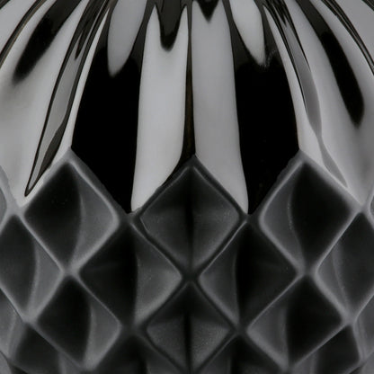 Διακοσμητική Μπάλα Στρογγυλή Κεραμική Μαύρο 11x11x11