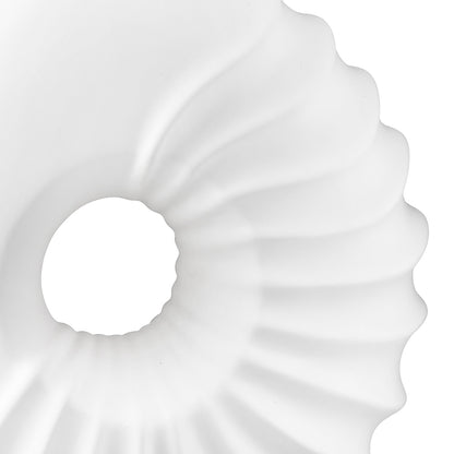 Βάζο Κεραμικό Λευκό 30x12x31