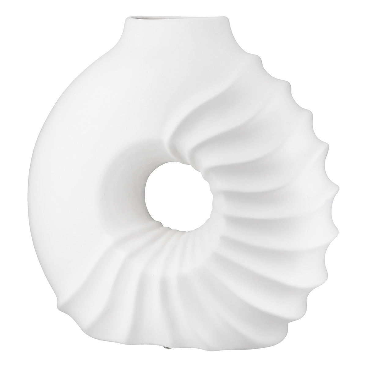 Βάζο Κεραμικό Λευκό 30x12x31