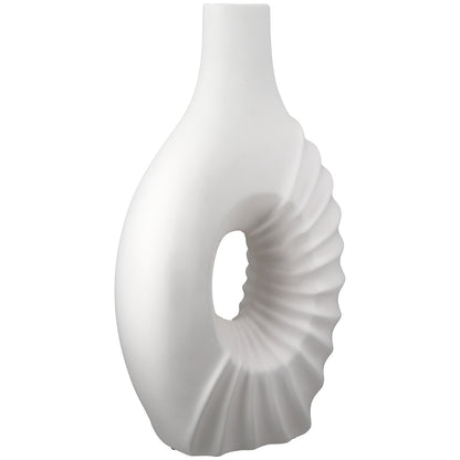 Βάζο Κεραμικό Λευκό 24x12x45
