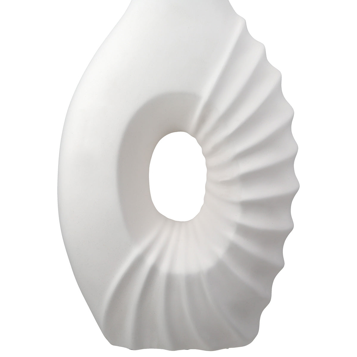 Βάζο Κεραμικό Λευκό 24x12x45