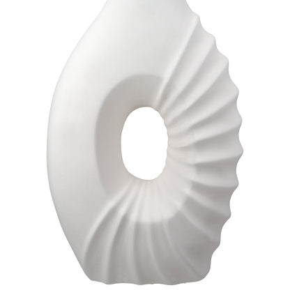 Βάζο Κεραμικό Λευκό 24x12x45