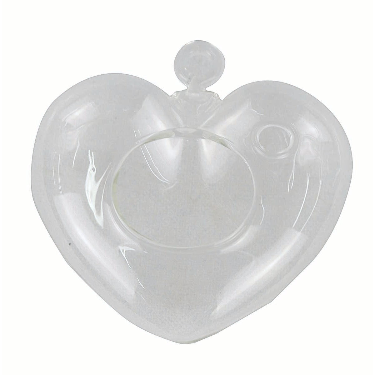 Κρεμαστή Καρδιά με Άνοιγμα από Γυαλί 15εκ