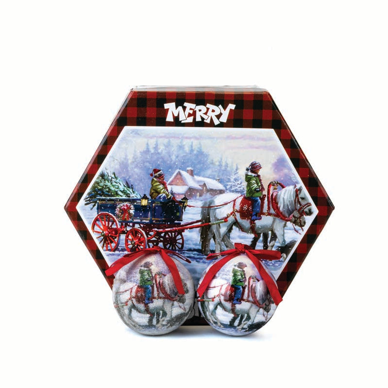 Μπάλα Οικολογική Έλκηθρο με Κουτί 8εκ S/14