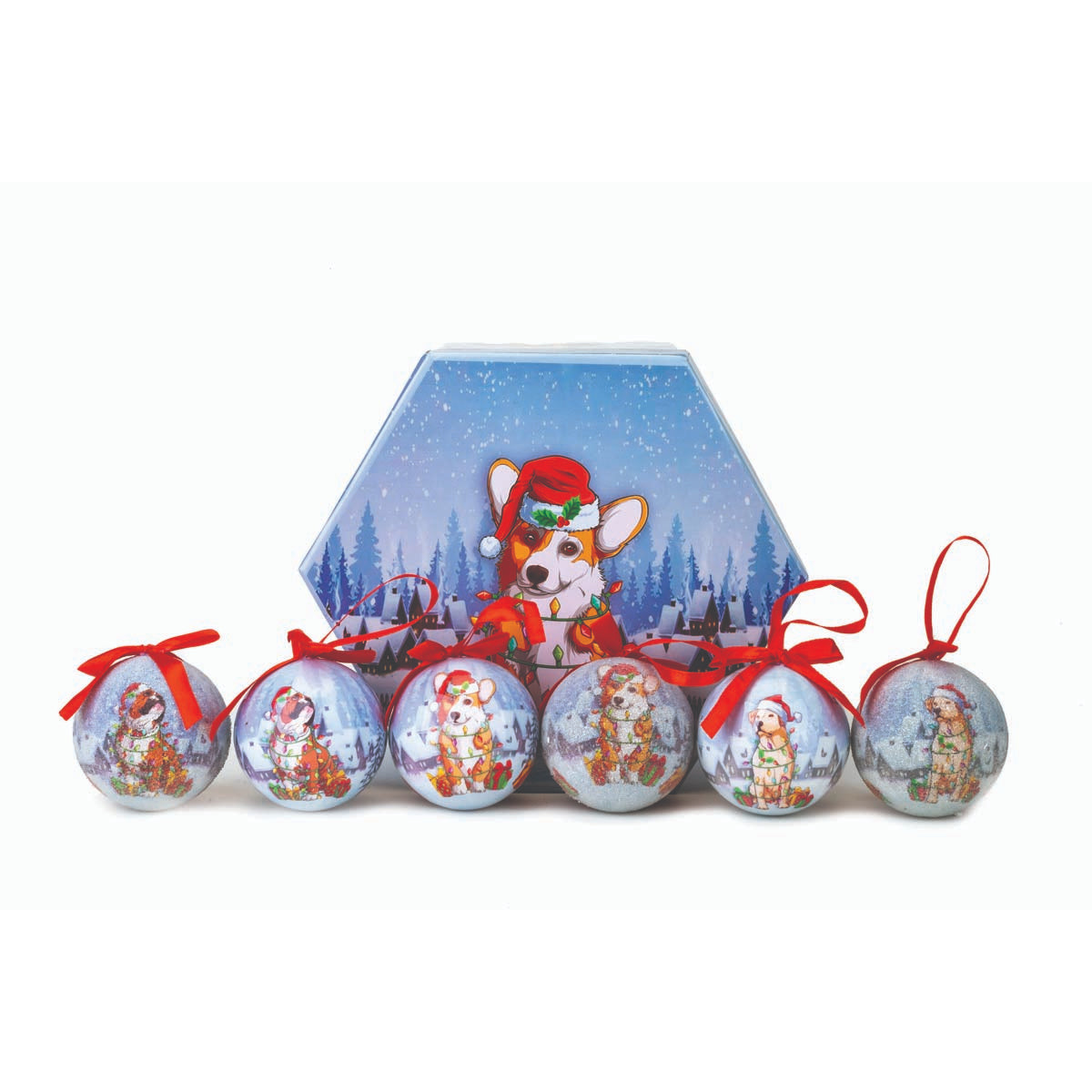 Μπάλα Οικολογική Σκυλάκι με Κουτί 8εκ S/14