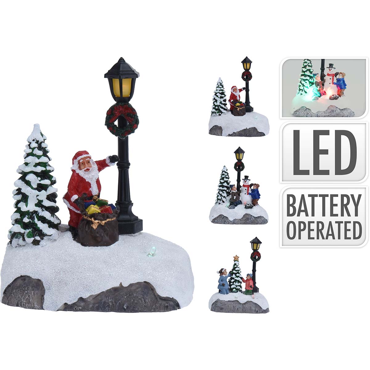 Σκηνικό Χριστουγέννων 10x6x12 3 Σχδ