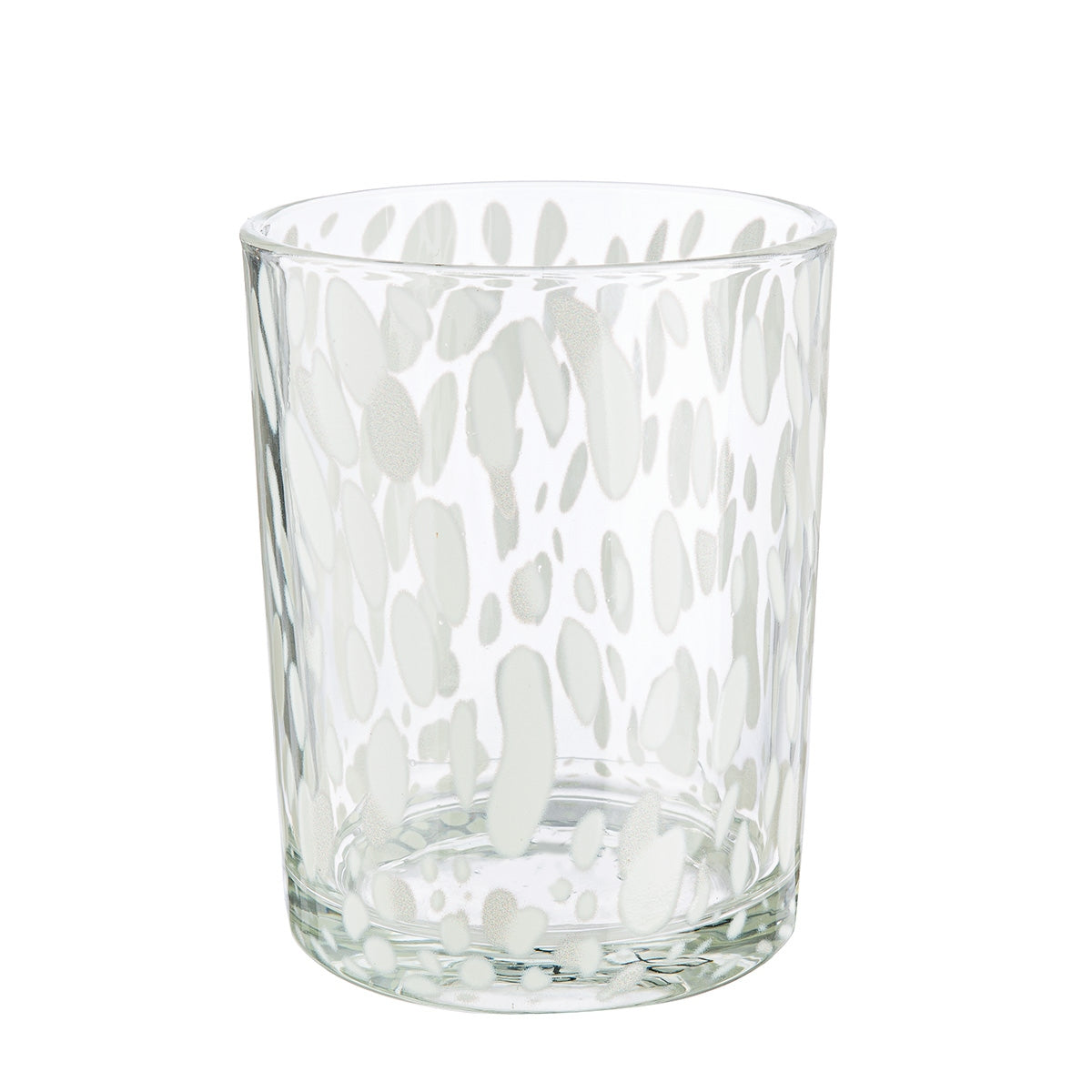 Φανάρι Κυλινδρικό Γυάλινο Διαφανές Λευκό 10x10x13