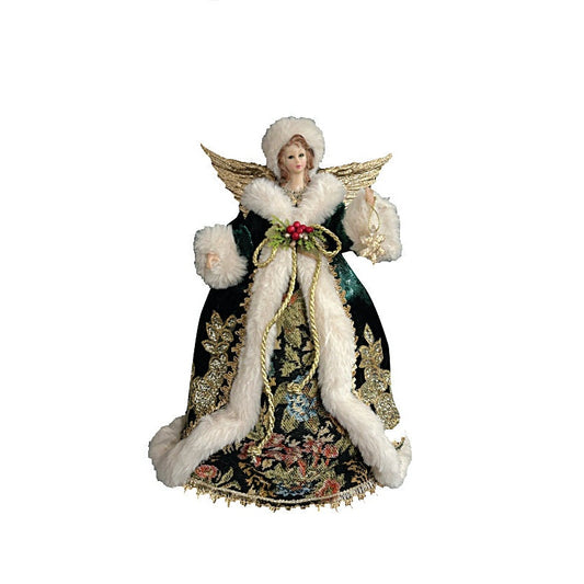 Κορυφή Δέντρου Άγγελος Πράσινος 40εκ