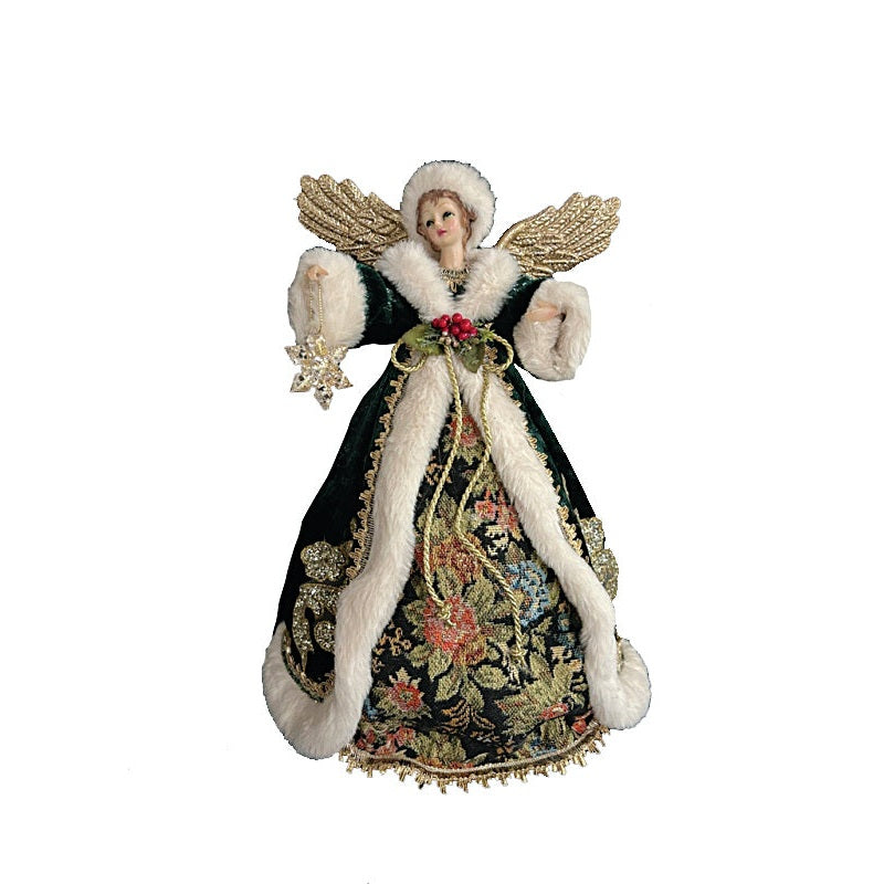 Κορυφή Δέντρου Άγγελος Πράσινος 52εκ