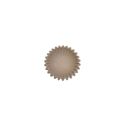 Μπολ Κεραμικό Πλισέ Taupe 15x15x5