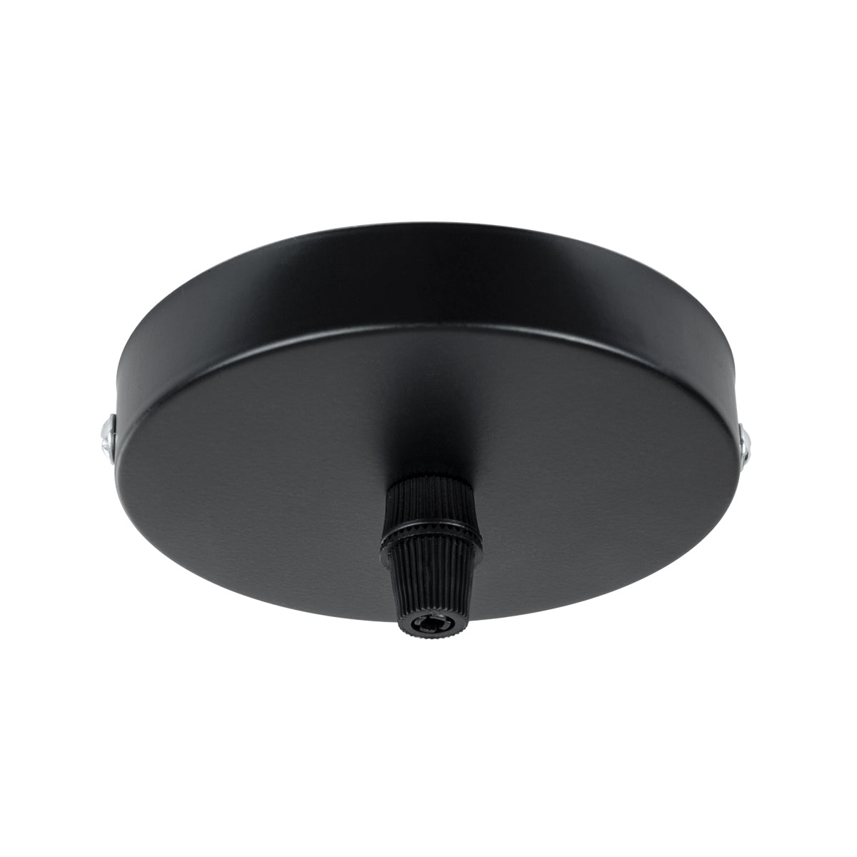 WALLBASE 77501 Μεταλλική Ροζέτα για Κρέμαση 1 Φωτιστικού - Μαύρο - Μ10 x Π10 x Υ2