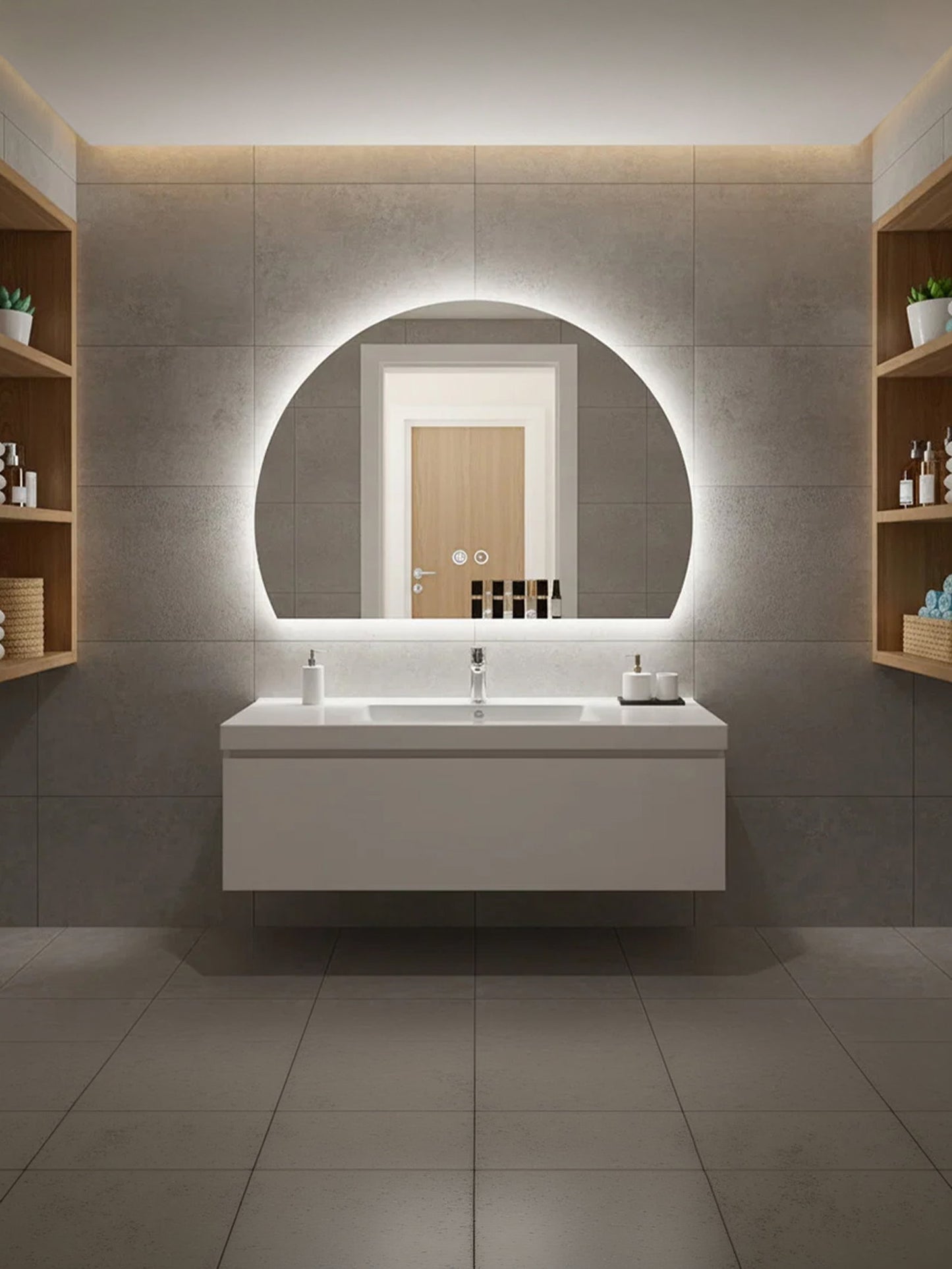 Καθρέπτης Lavatera 100x80εκ
