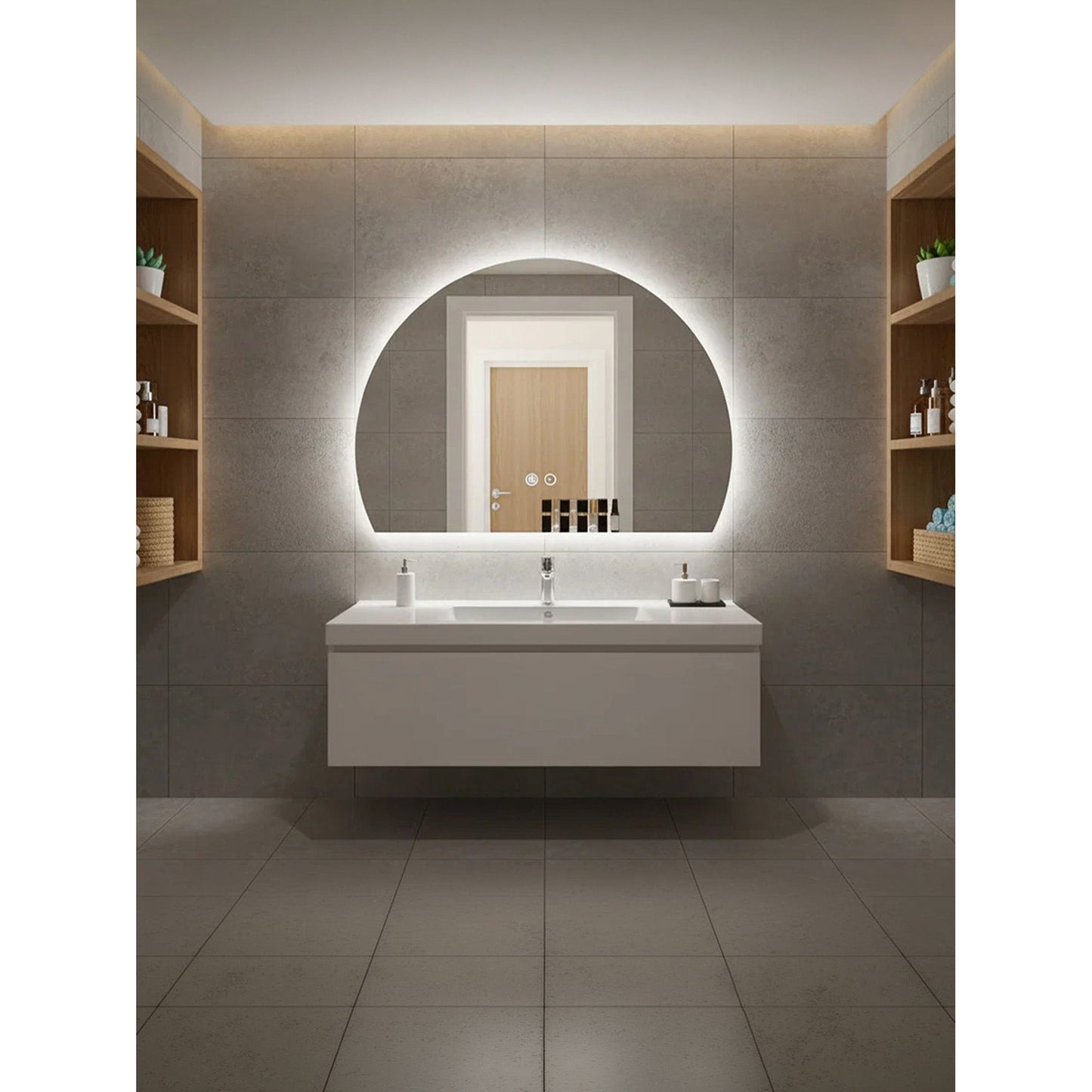 Καθρέπτης Lavatera 100x80εκ