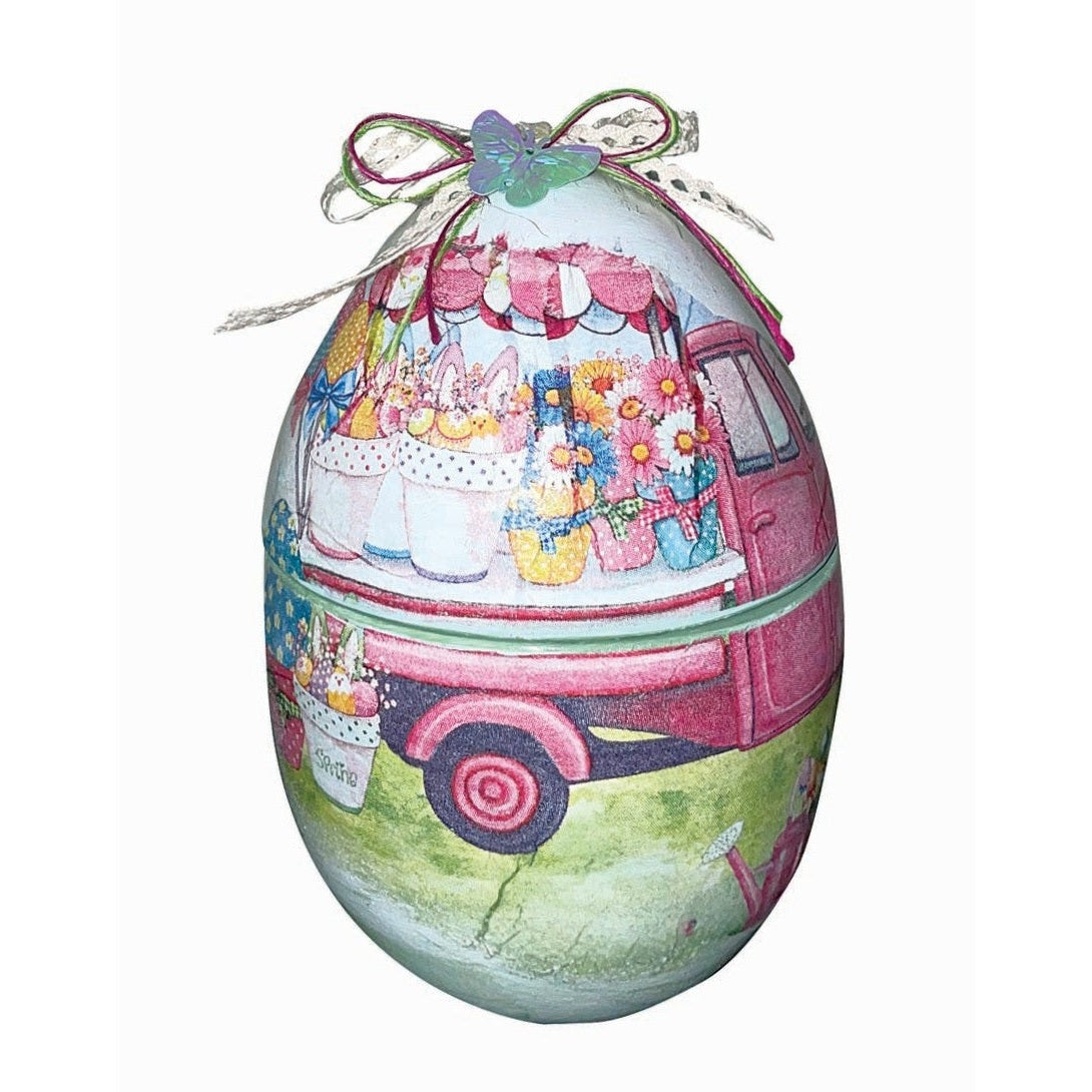 Αυγό Ανοιγόμενο με Λουλούδια 13εκ