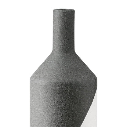 Βάζο Λαιμού Κεραμικό Μαύρο 10x10x31