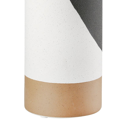 Βάζο Λαιμού Κεραμικό Μαύρο 10x10x31