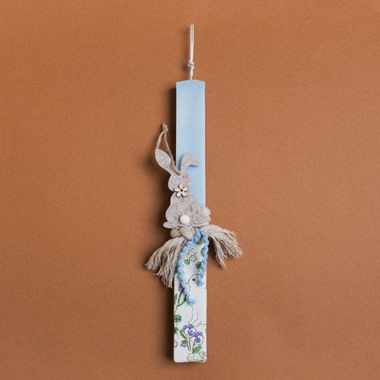 Λαμπάδα Σιέλ 33εκ Τσόχινος Λαγός σε Συσκευασία Δώρου