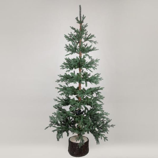 ΔΕΝΤΡΟ ΔΑΝΙΑ PE KAI PVC ΜΕ ΞΥΛΙΝΟ ΚΟΡΜΟ ΣΤΗ ΒΑΣΗ 127x127x240