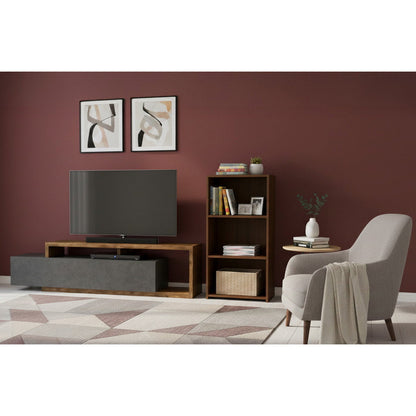 Βιβλιοθήκη Eliot 3S Wenge 60x30x108