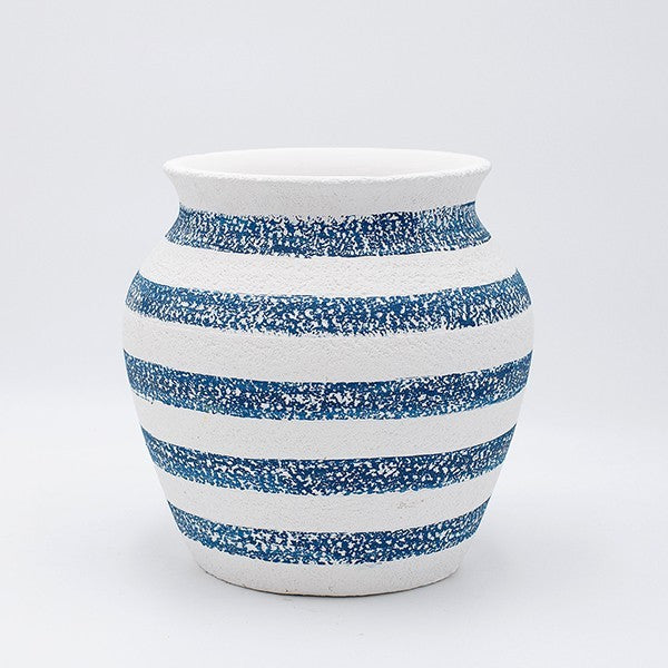 ΠΥΘΑΡΙ ΜΠΛΕ-ΛΕΥΚΟ 22x22x22