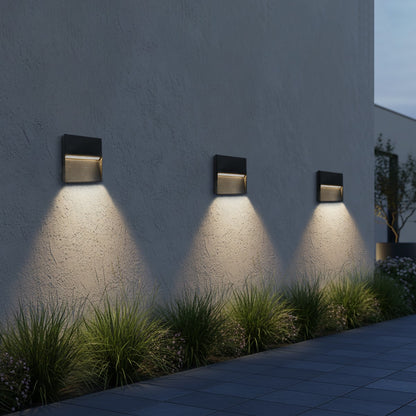 STEPART KLV-101-0104 Φωτιστικό Σκαλοπατιού / Διαδρόμου LED 4W 500lm 45° AC 220-240V Αδιάβροχο IP65 Θερμό Λευκό 2700K - Lumileds SMD Chip & TÜV SÜD Driver - Μαύρο Ματ - Μ15 x Π3.5 x Υ15