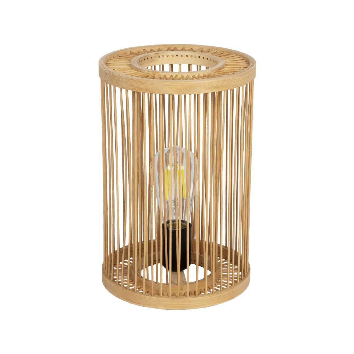 NOMAD 02000 Boho Table Lamp Portable with Socket 1 x E27 AC 220-240V IP20 - Beige - L20 x W20 x H30