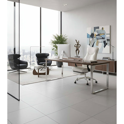 Καρέκλα Διευθυντική Castelia Λευκό 52x60x100