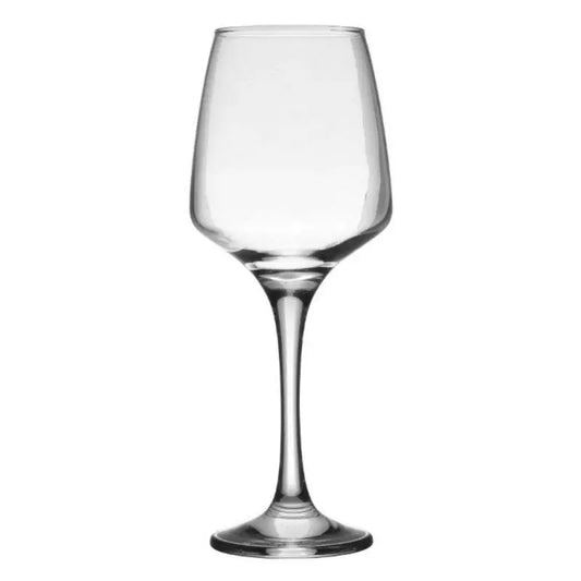 inart Ποτήρια Κρασιού Γυάλινα Διάφανα 6-60-591-0001