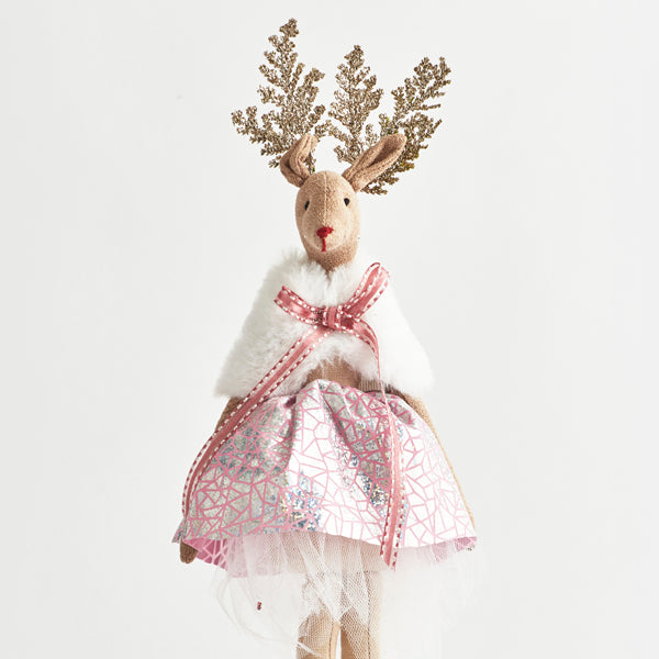 ΥΦΑΣΜΑΤΙΝΟΣ ΤΑΡΑΝΔΟΣ ΜΕ ΡΟΖ ΦΟΥΣΤΑ 13x13x44