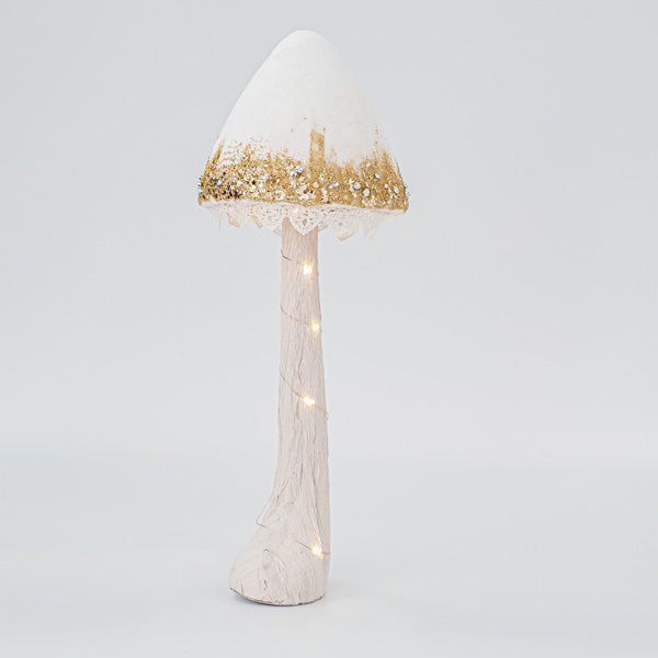 ΒΕΛΟΥΔΙΝΟ ΜΑΝΙΤΑΡΙ ΛΕΥΚΟ ΦΩΤΙΖΟΜΕΝΟ 15x15x41