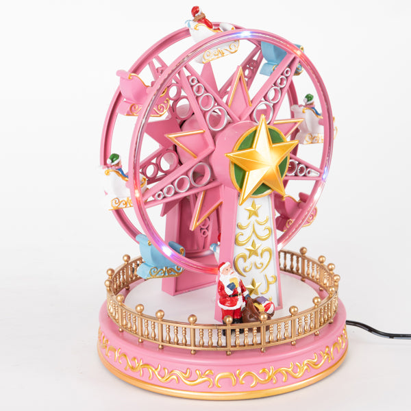 ΡΟΔΑ ΛΟΥΝΑ ΠΑΡΚ ΡΟΖ ΜΕ ΜΕΤΑΣΧΗΜΑΤΙΣΤΗ ΜΕ ΜΟΥΣΙΚΗ ΚΑΙ ΚΙΝΗΣΗ 18x18x24