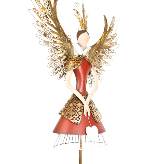 ΜΕΤΑΛΛΙΚΗ ΠΡΙΓΚΙΠΙΣΣΑ ΜΕ ΛΕΥΚΗ ΚΑΡΔΙΑ 44x16x104