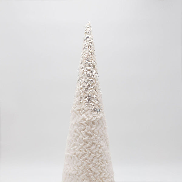 ΔΕΝΤΡΟ ΚΩΝΟΣ ΜΕ ΛΕΥΚΟ ΓΟΥΝΑΚΙ ΚΑΙ ΓΚΛΙΤΕΡ 16x16x52