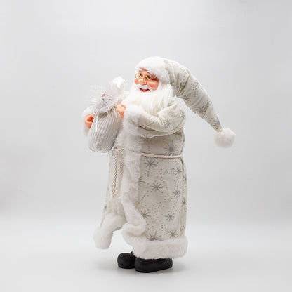 ΑΓΙΟΣ ΒΑΣΙΛΗΣ ΜΕ ΛΕΥΚΑ ΓΟΥΝΙΝΑ ΡΟΥΧΑ ΚΑΙ ΣΑΚΟ ΜΕ BERRY 29x17x64