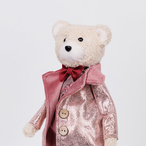 ΚΥΡΙΟΣ ΑΡΚΟΥΔΟΣ ΜΕ ΡΟΖ ΜΠΟΡΝΤΟ ΡΟΥΧΑ 16x13x43